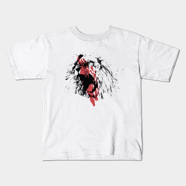 LION Kids T-Shirt by annaandron